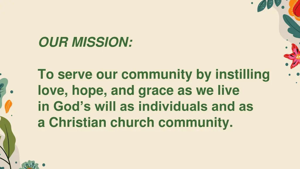 our mission