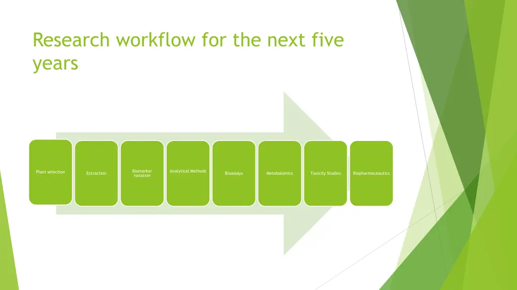 research workflow for the next five years