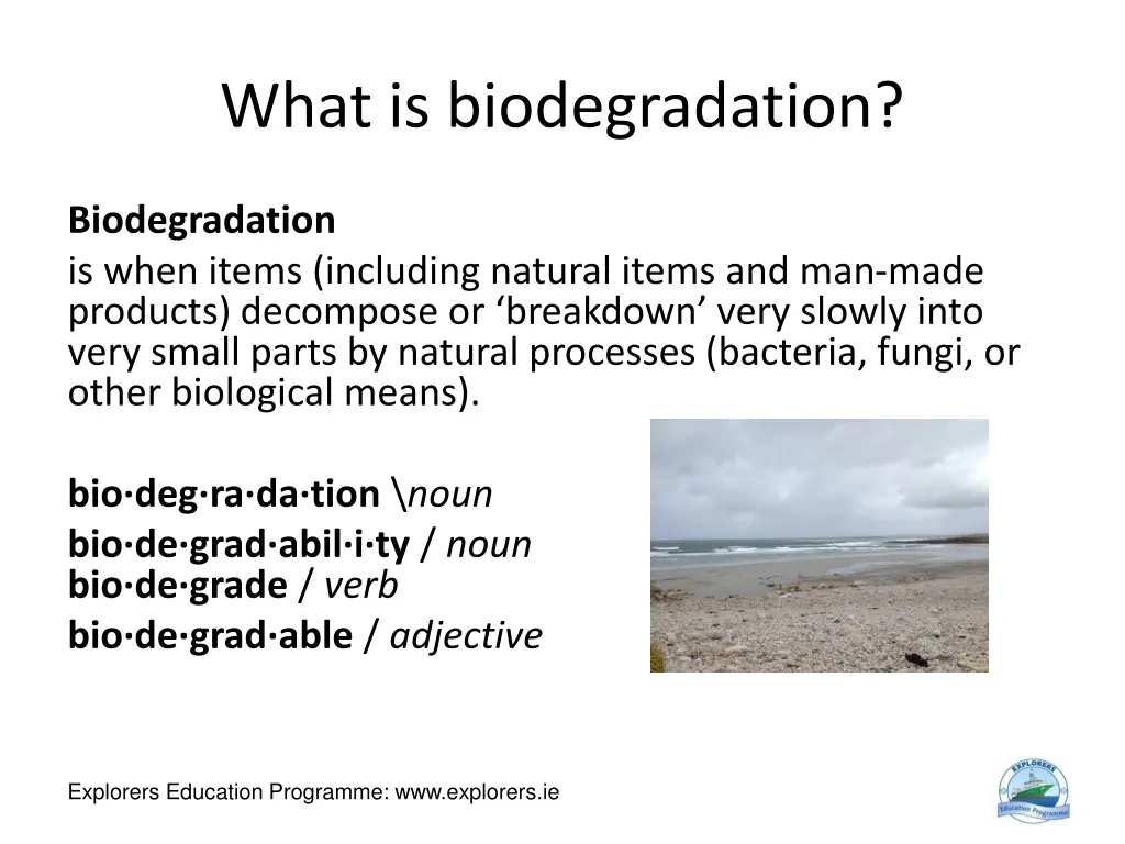 what is biodegradation
