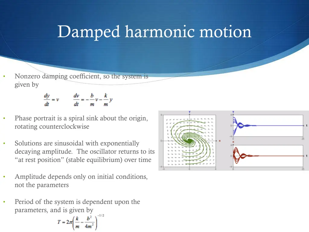 damped harmonic motion