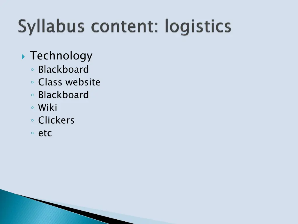 technology blackboard class website blackboard