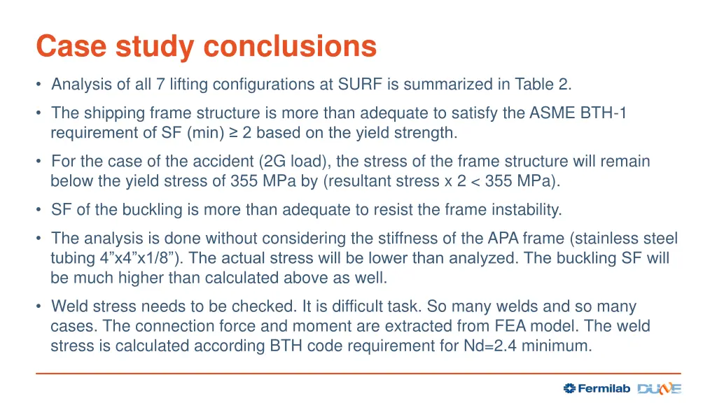 case study conclusions