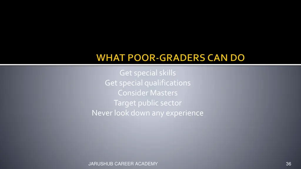 get special skills get special qualifications