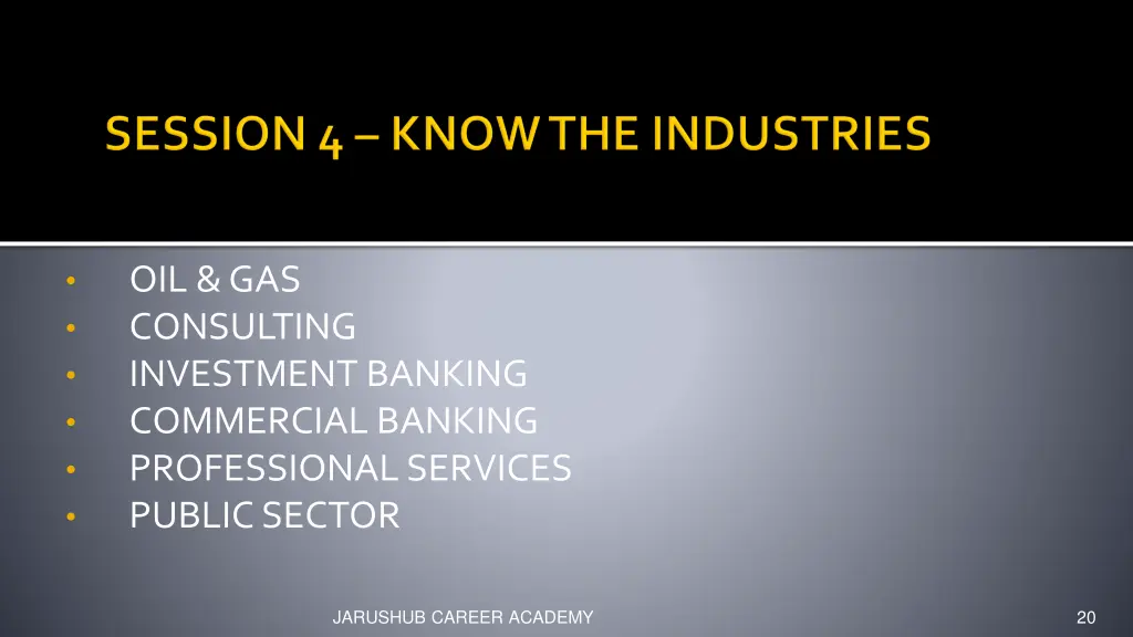 oil gas consulting investment banking commercial