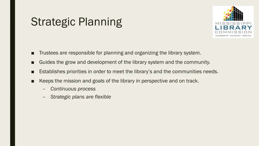 strategic planning