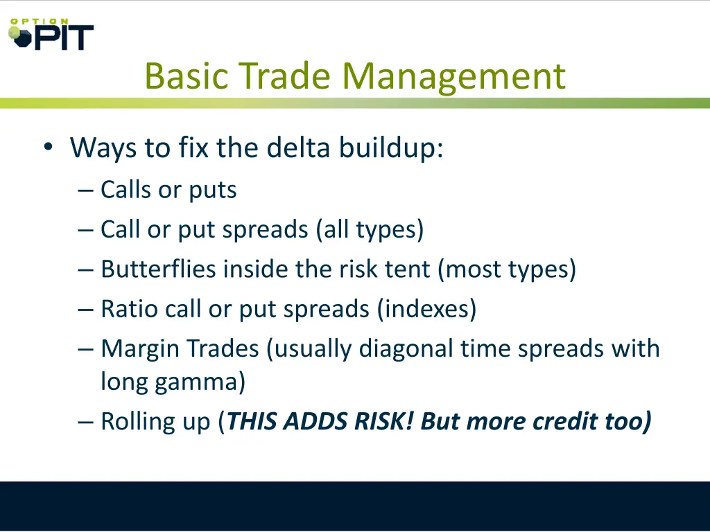 basic trade management 1
