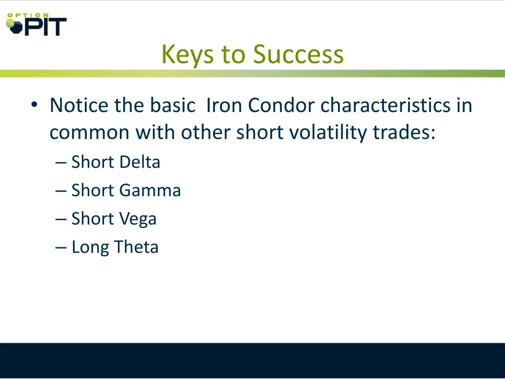 keys to success