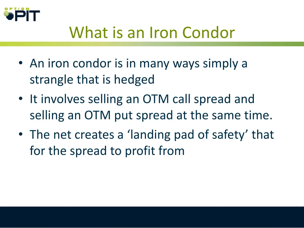 what is an iron condor