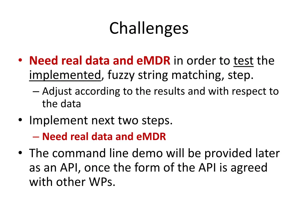 challenges