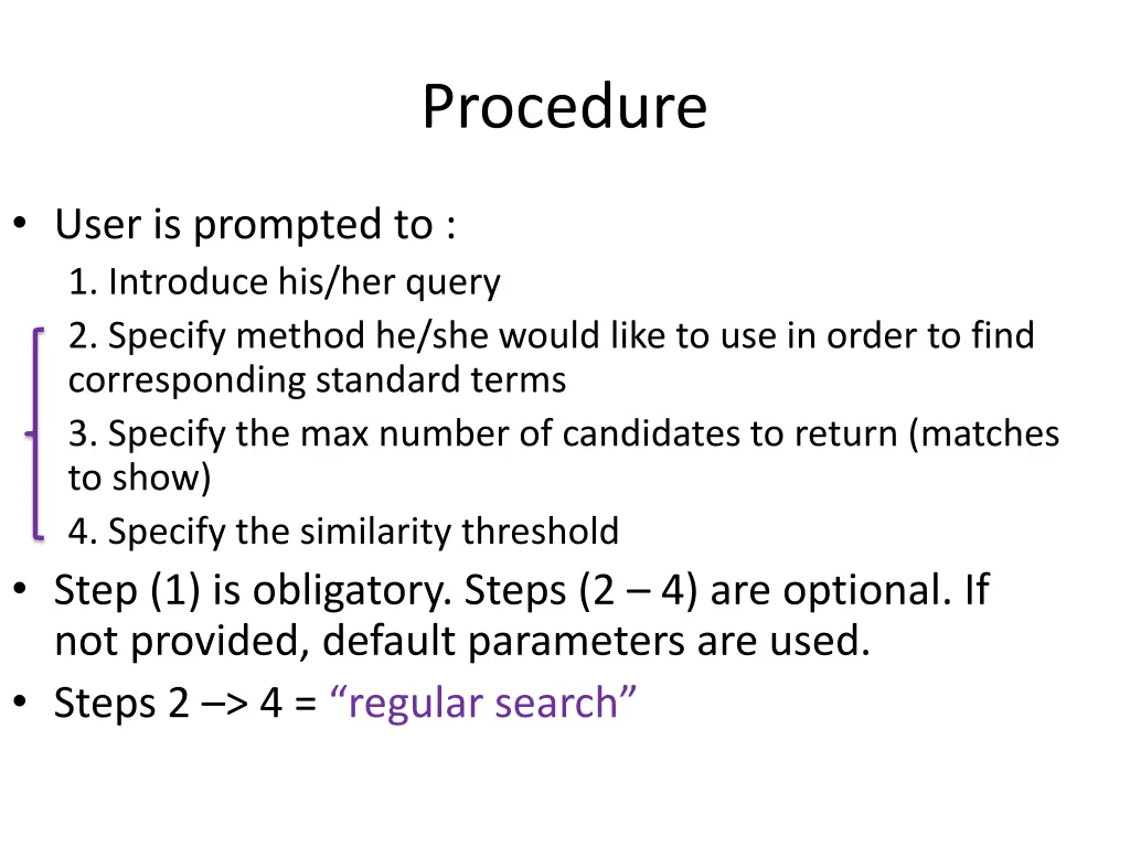 procedure