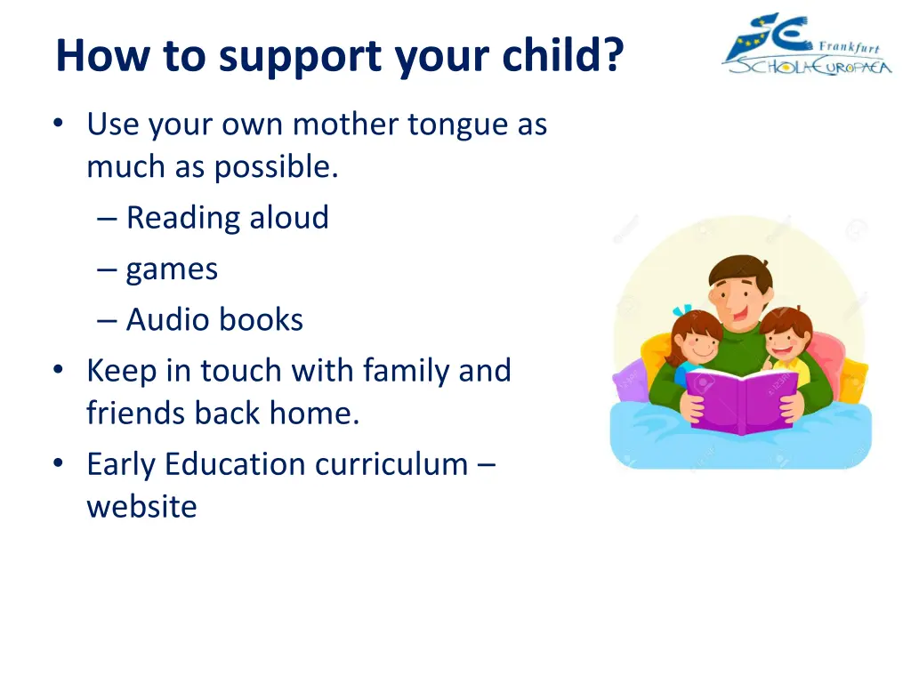 how to support your child