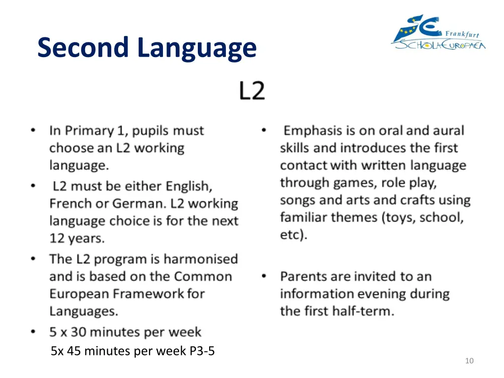 second language