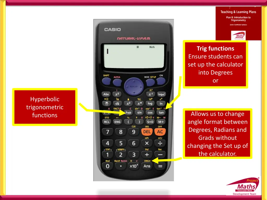 trig functions ensure students