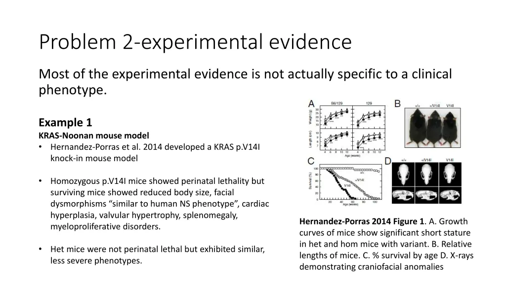 problem 2 experimental evidence