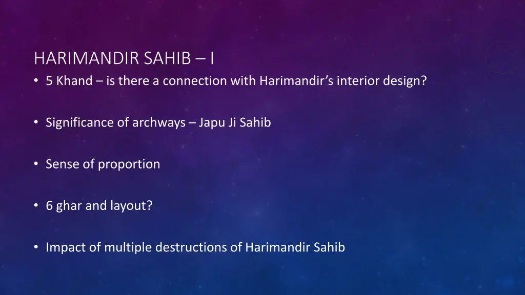 harimandir sahib i 5 khand is there a connection