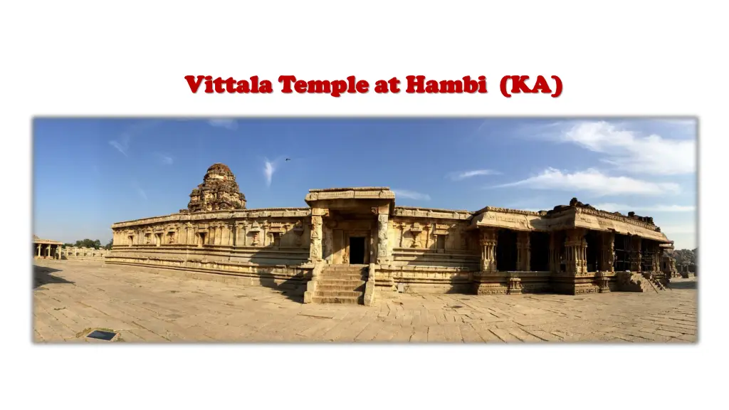 vittala vittala temple temple at