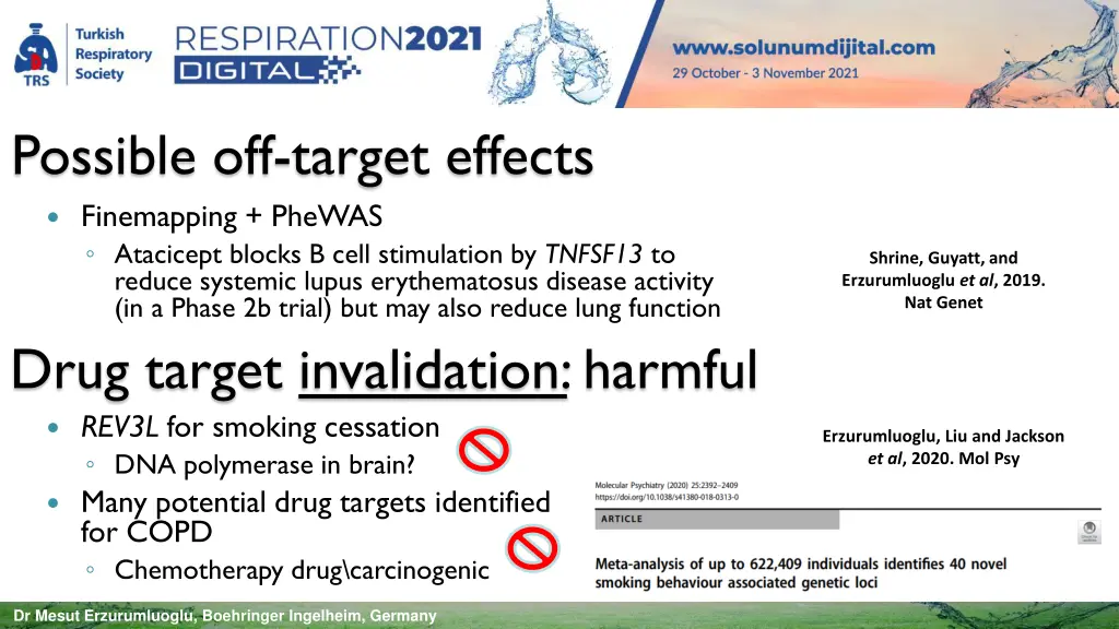 possible off target effects finemapping phewas