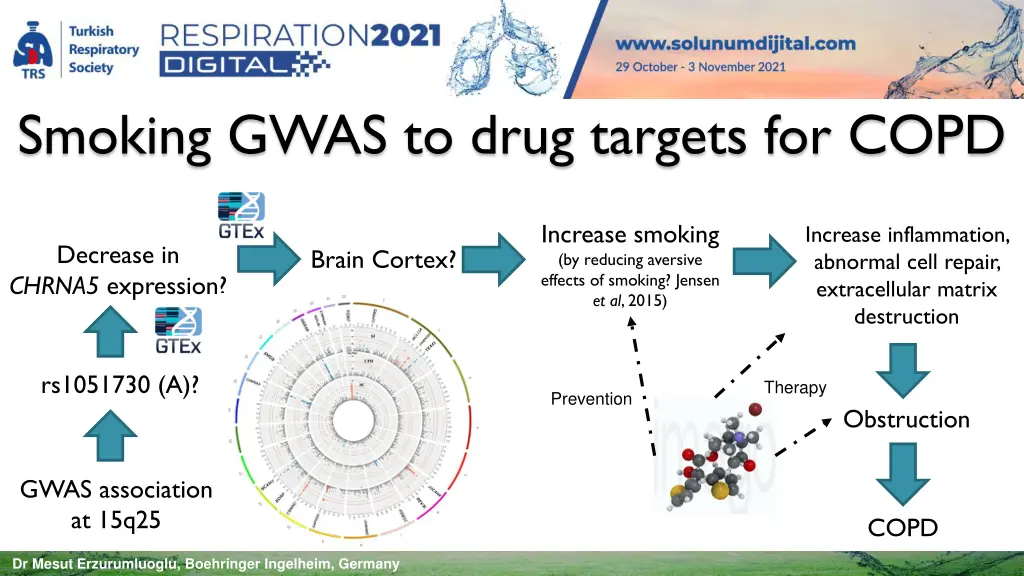 smoking gwas to drug targets for copd