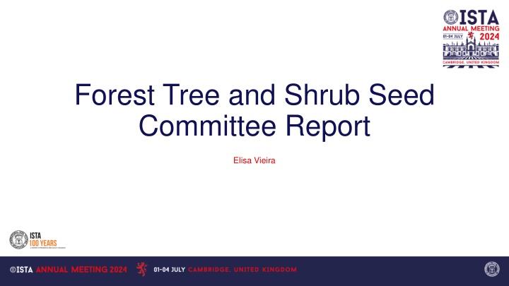 forest tree and shrub seed committee report