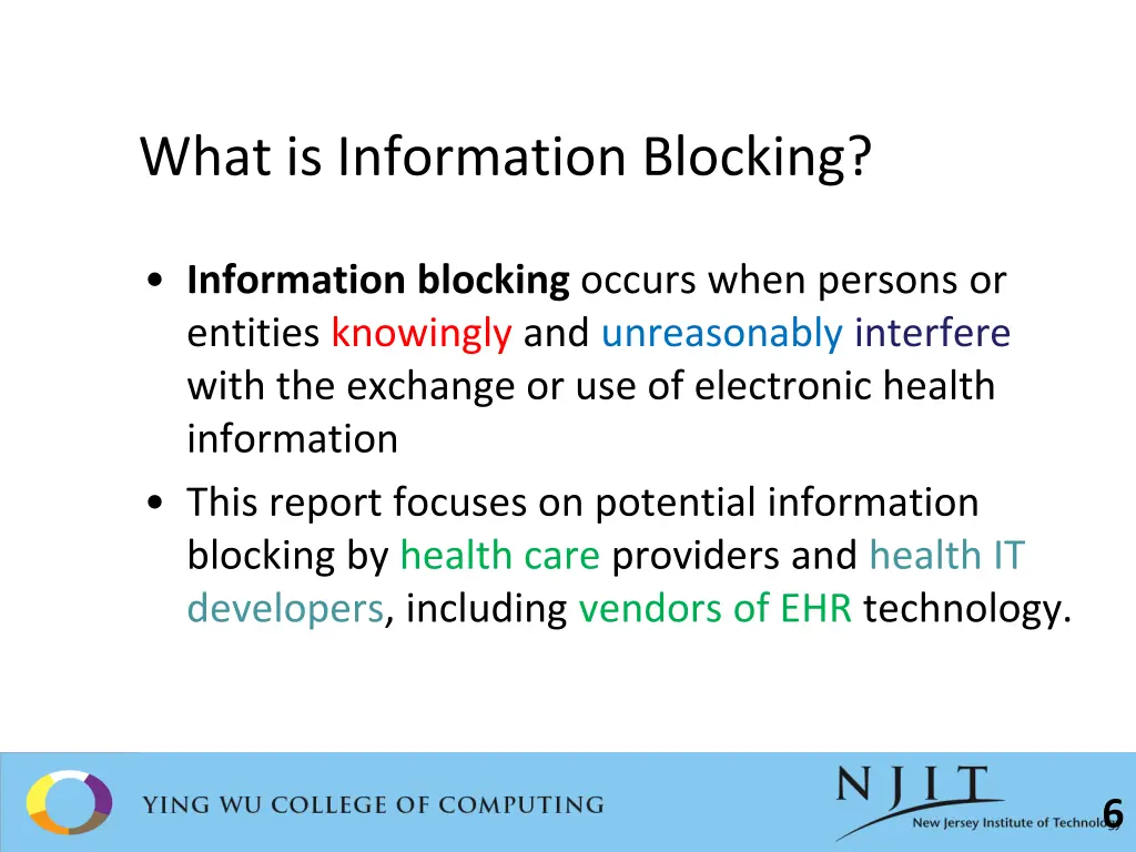 what is information blocking