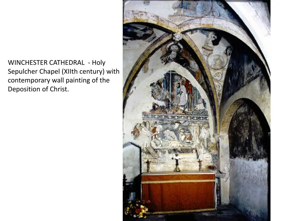 winchester cathedral holy sepulcher chapel xiith