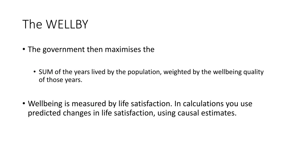 the wellby