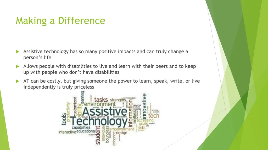 making a difference