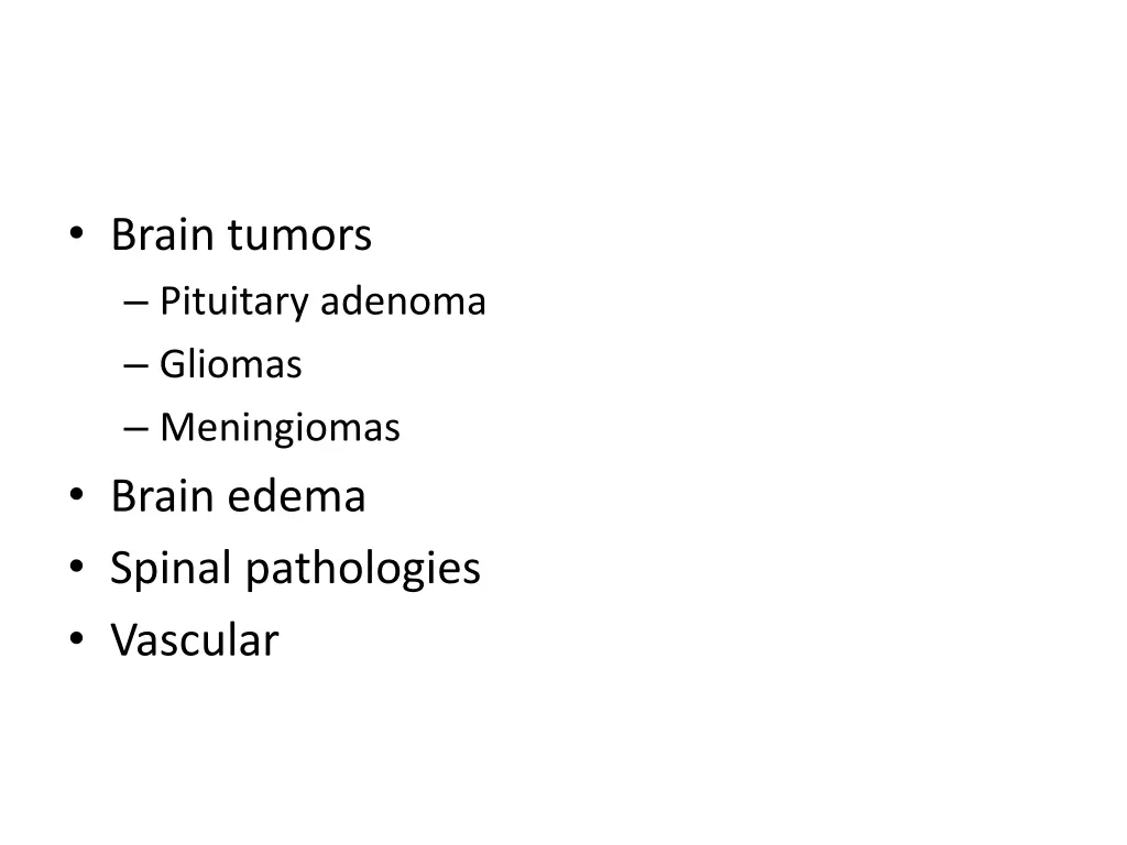 brain tumors pituitary adenoma gliomas