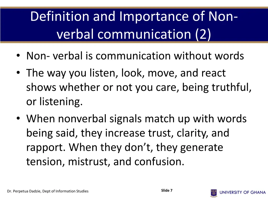 definition and importance of non verbal 1