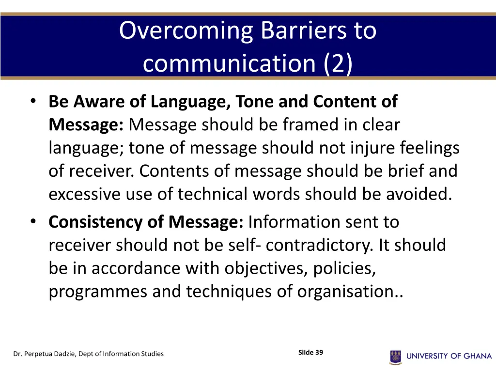overcoming barriers to communication 2