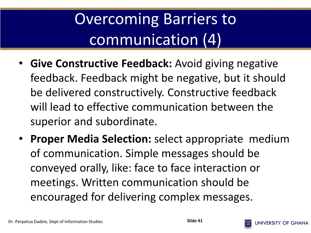 overcoming barriers to communication 4
