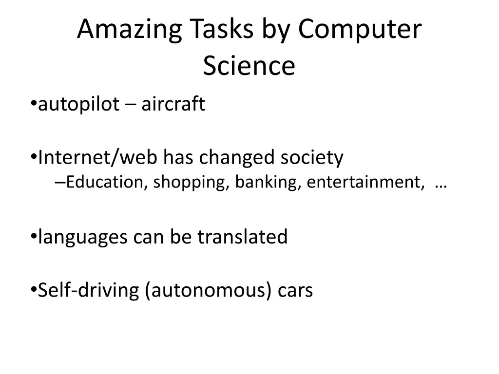 amazing tasks by computer science autopilot