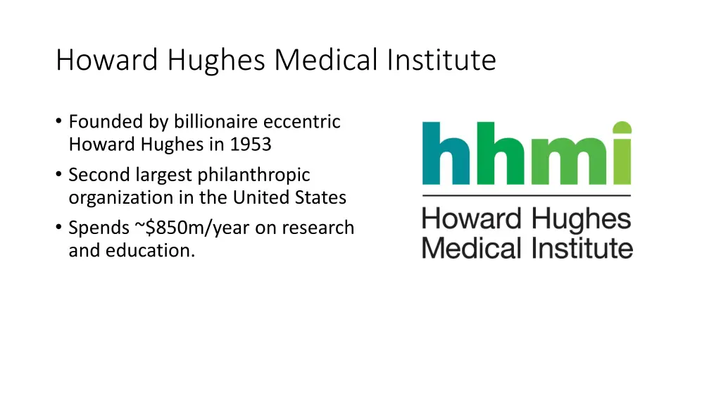 howard hughes medical institute