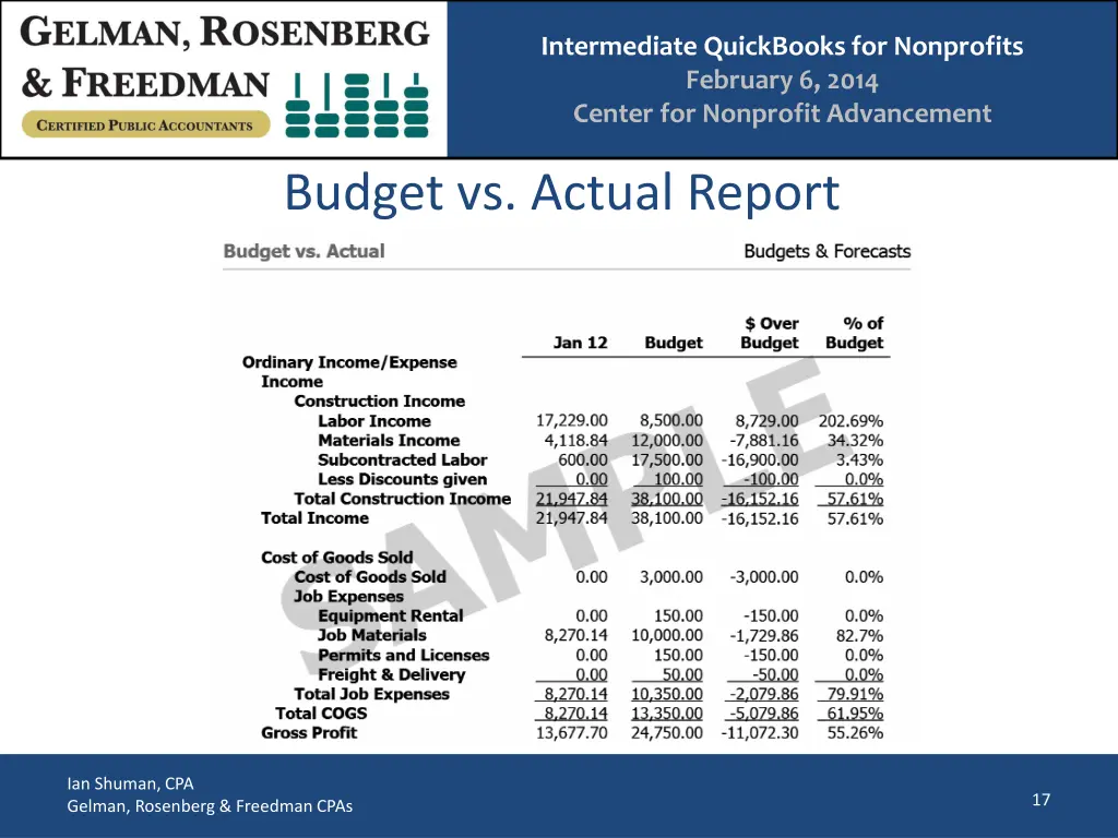 intermediate quickbooks for nonprofits february 15