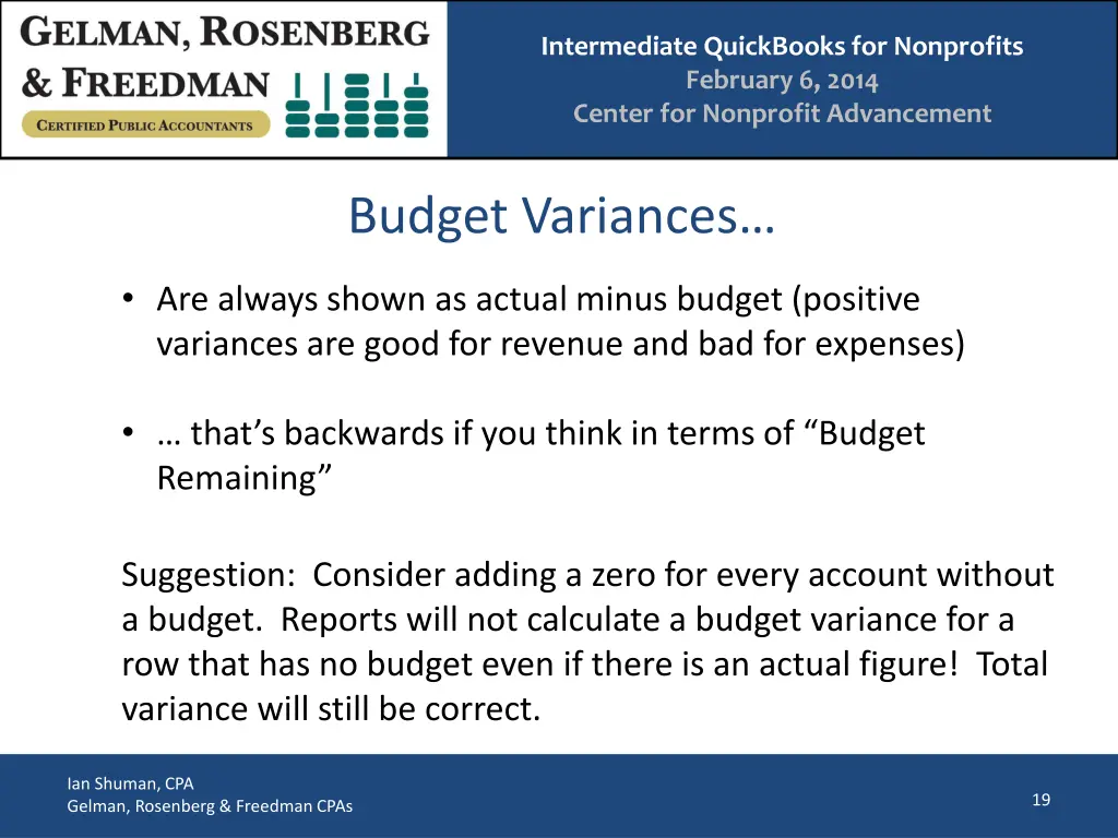 intermediate quickbooks for nonprofits february 17