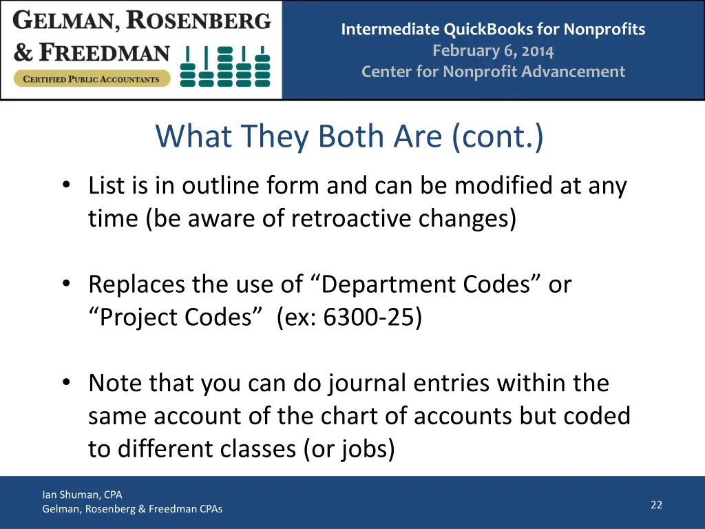 intermediate quickbooks for nonprofits february 20