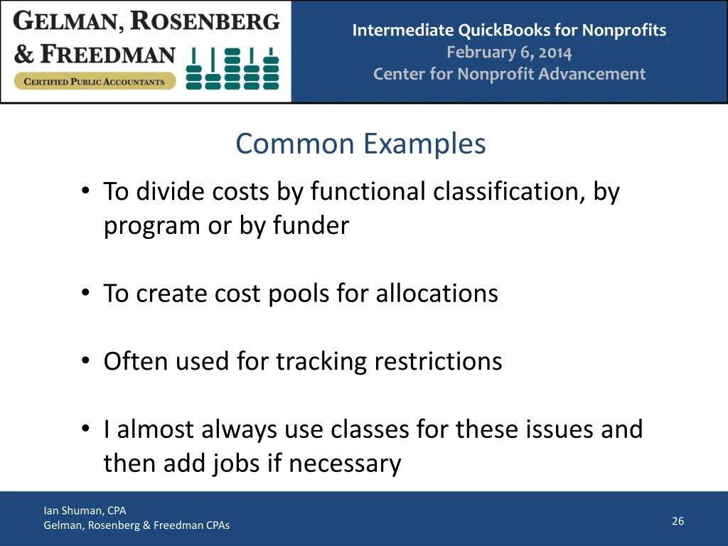 intermediate quickbooks for nonprofits february 24