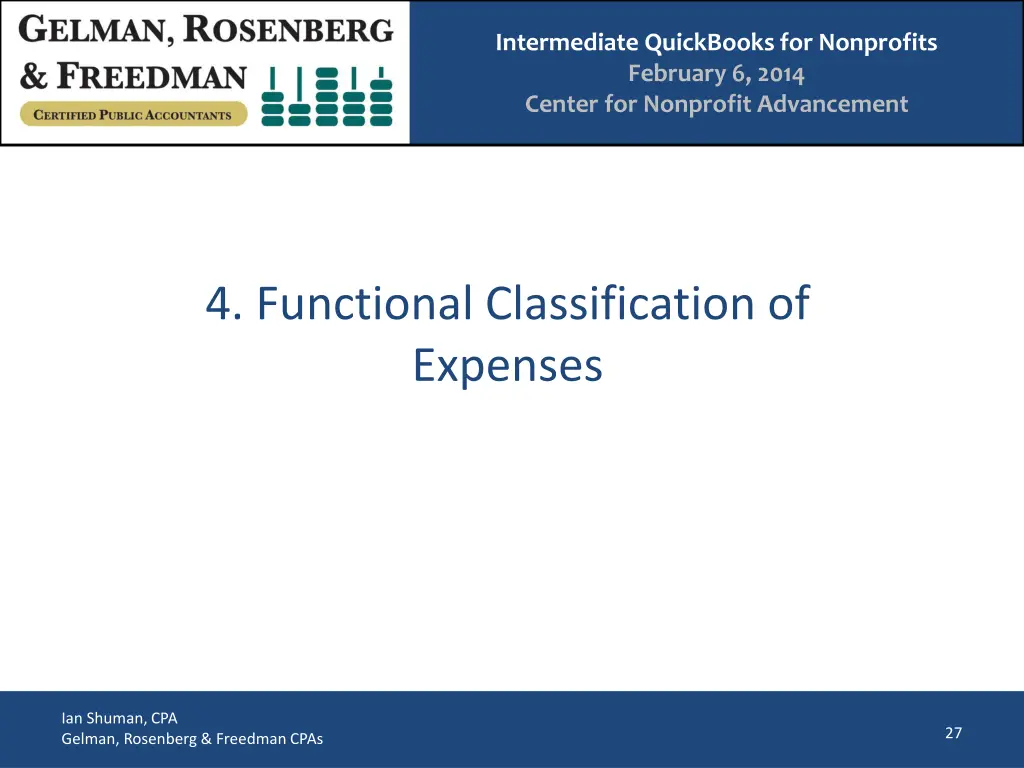 intermediate quickbooks for nonprofits february 25