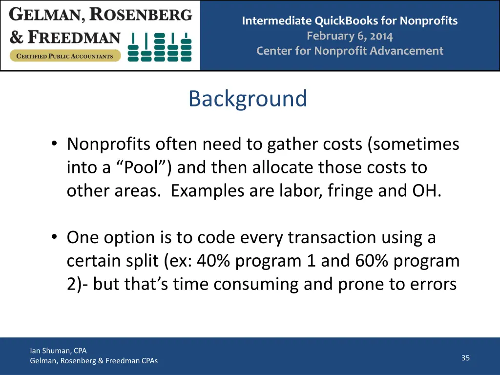 intermediate quickbooks for nonprofits february 33