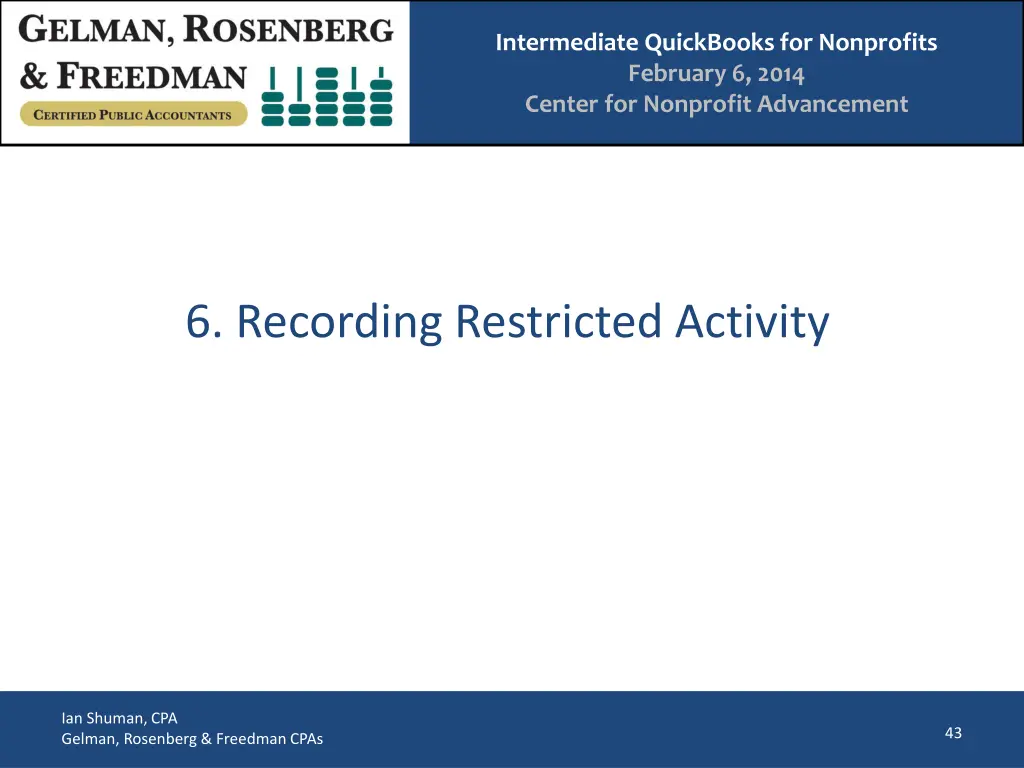 intermediate quickbooks for nonprofits february 41