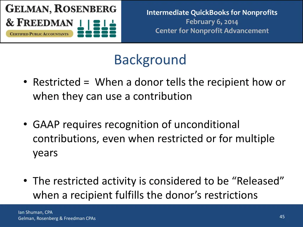 intermediate quickbooks for nonprofits february 43