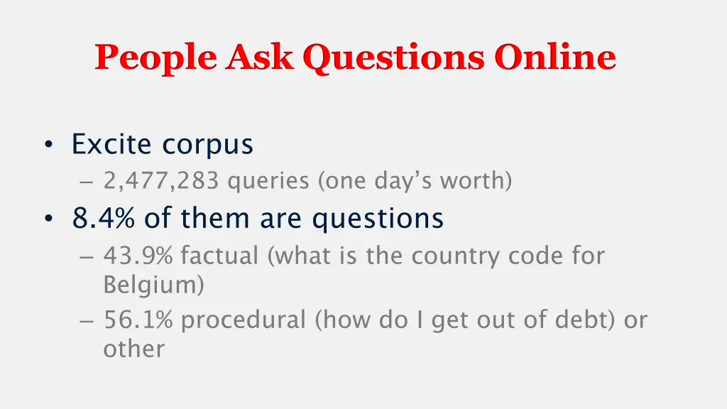 people ask questions online