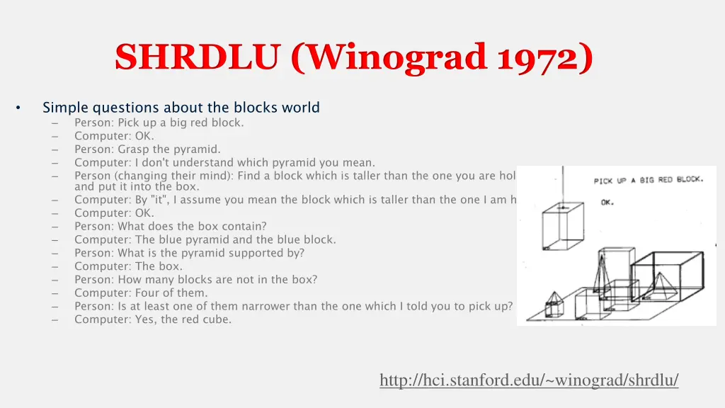 shrdlu winograd 1972
