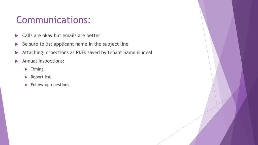 communications