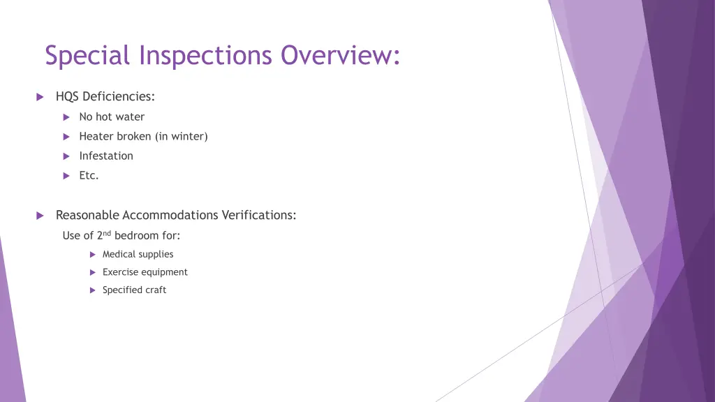 special inspections overview