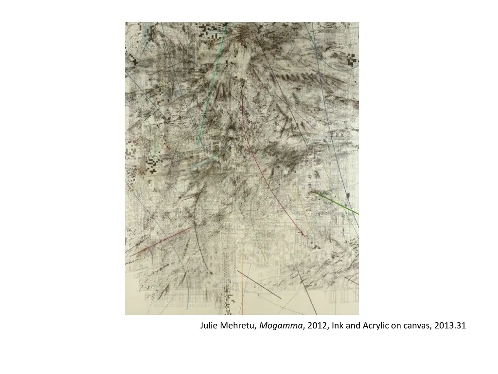 julie mehretu mogamma 2012 ink and acrylic