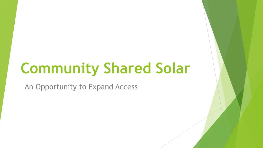 community shared solar