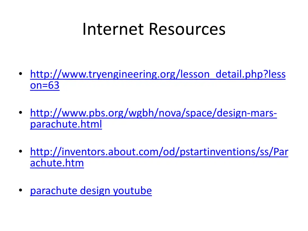 internet resources