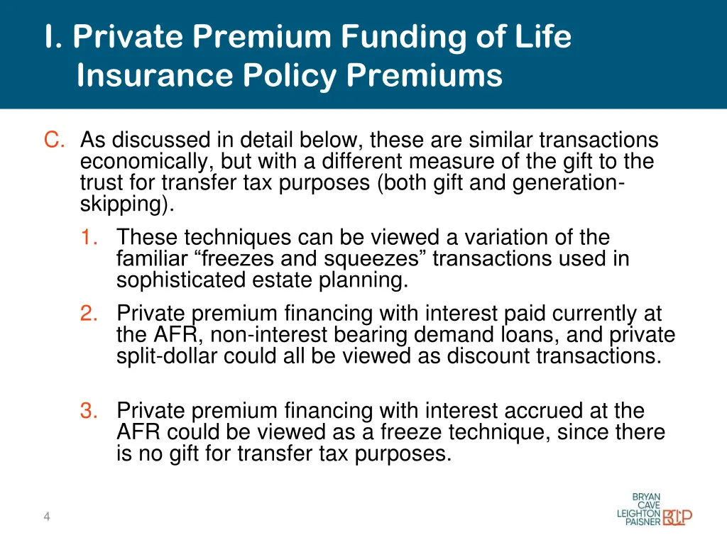 i private premium funding of life insurance 2