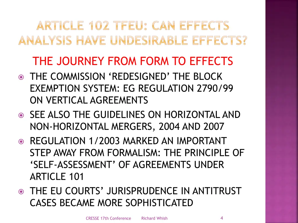 article 102 tfeu can effects analysis have 2